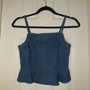 American Eagle Denim Crop Top